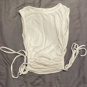 White Crop Top